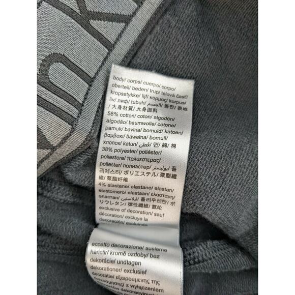 Calvin Klein Sweatpants Joggers Sweatpants Gray Size Small Spell Out - Picture 4 of 6